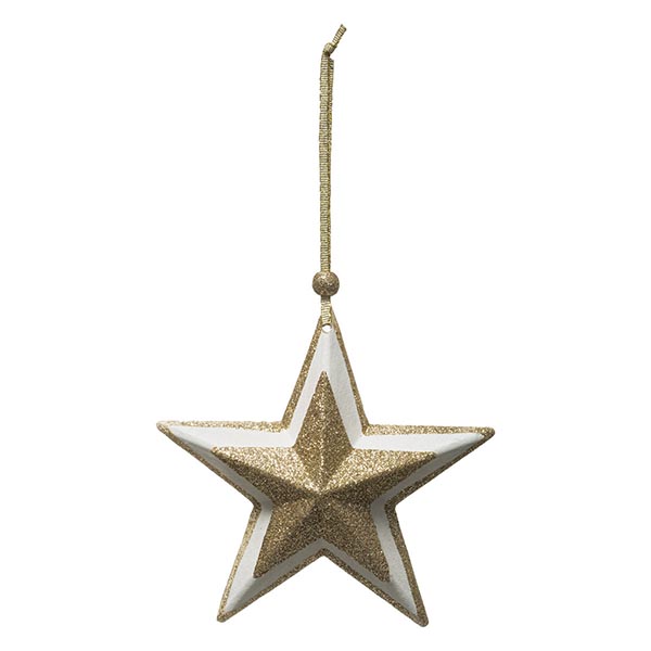 SUJET DE NOEL BOIS ETOILE BL SUPERPOSE