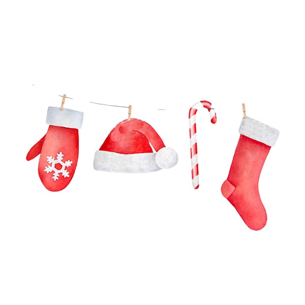 SUJET DE NOEL BOIS MOUFLE BOTTE 2ASS