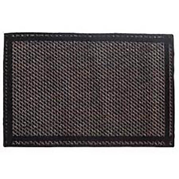 TAPIS 50X80CM GRILLE NOIR