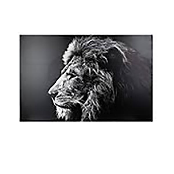 TOILE IMPRIME LION 78X118