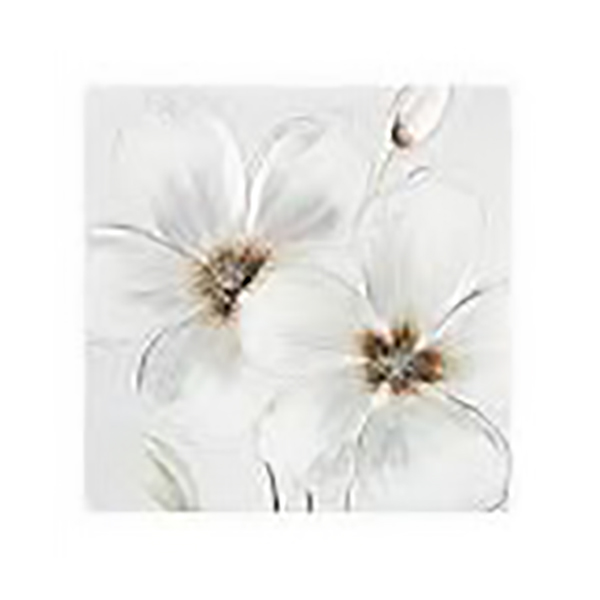 TOILE PEI/RE FLEURS 48X48