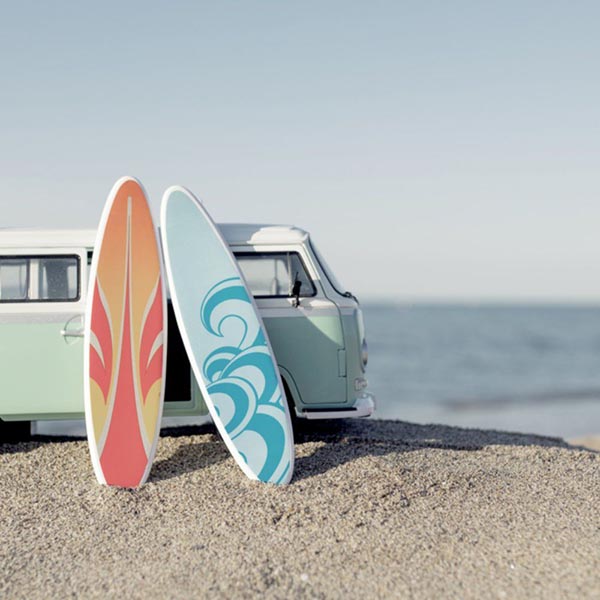 TOILE 30X30 VAN &amp; SURF