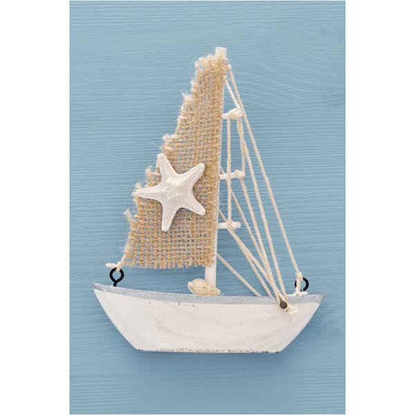 TOILE 30X45 BATEAU ARTISANAL
