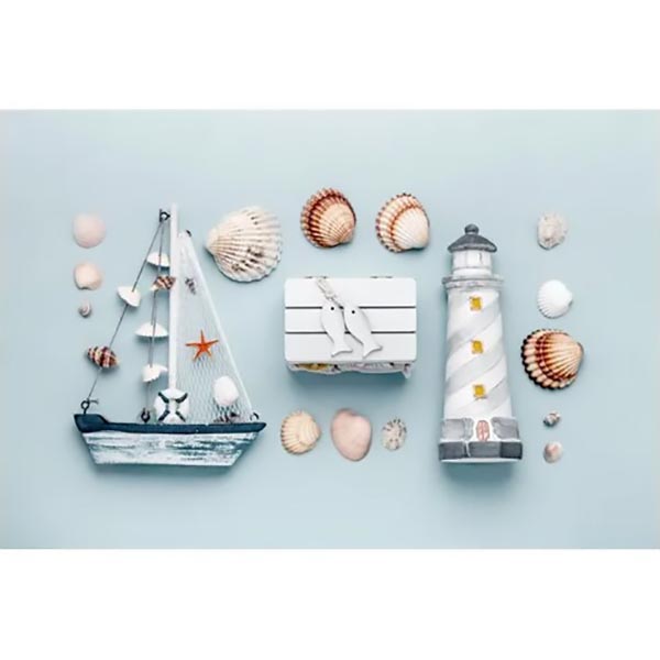 TOILE 30X45 FLATLAY MARITIME