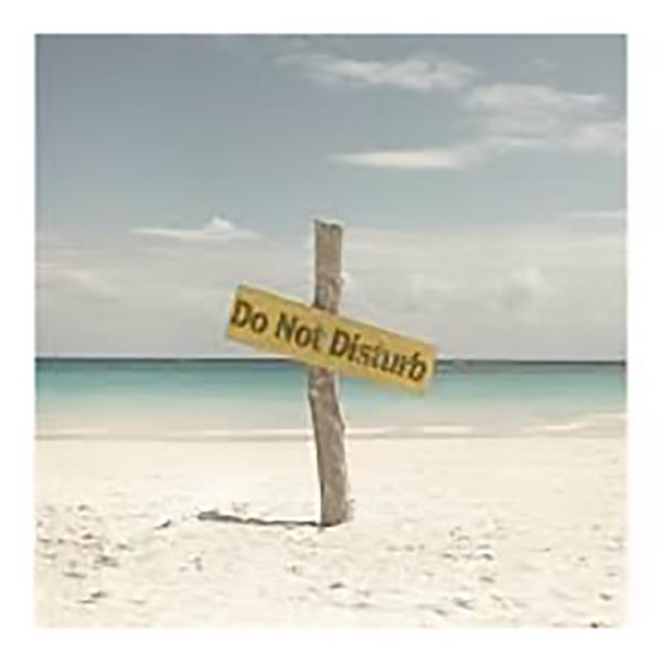 TOILE 30X30 DO NOT DISTURB