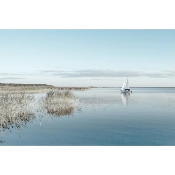 TOILE 65X97 BATEAU SUR LAC