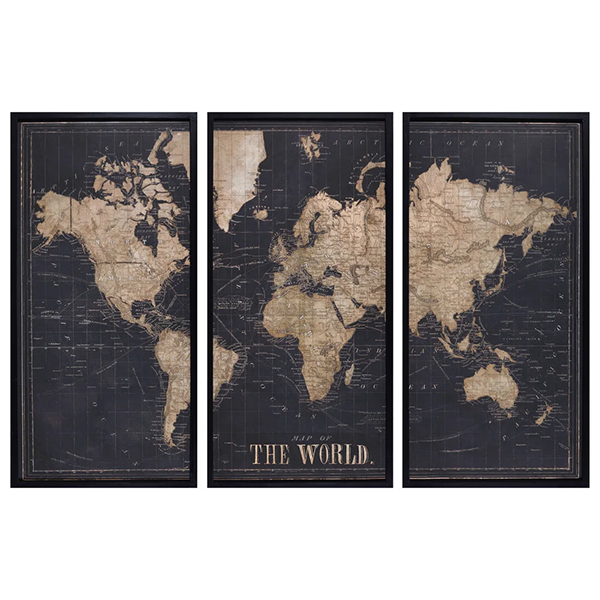 TRYPTIQUE MAP WORLD A