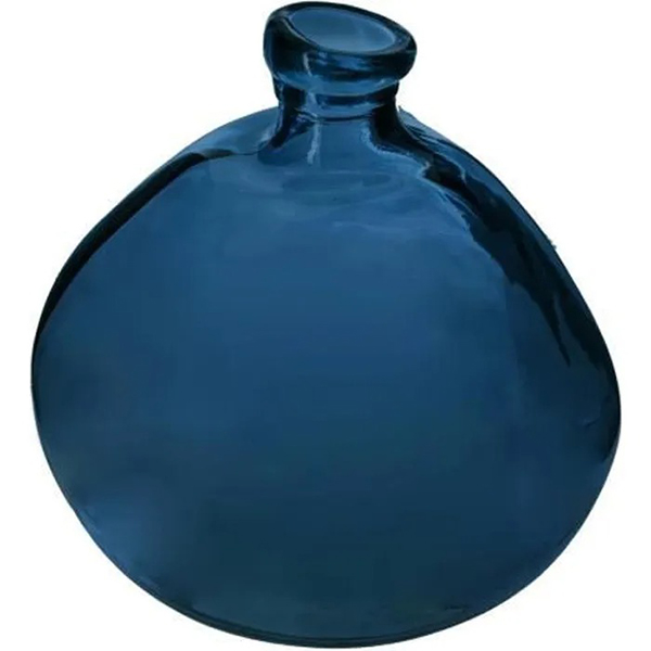 VASE ROND VERRE RECYCLE ORAGE D33