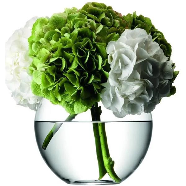 VASE A FLEUR TRANSPARENTE