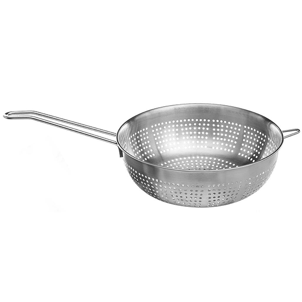 PASSOIRE + MANCHE INOX 23CM