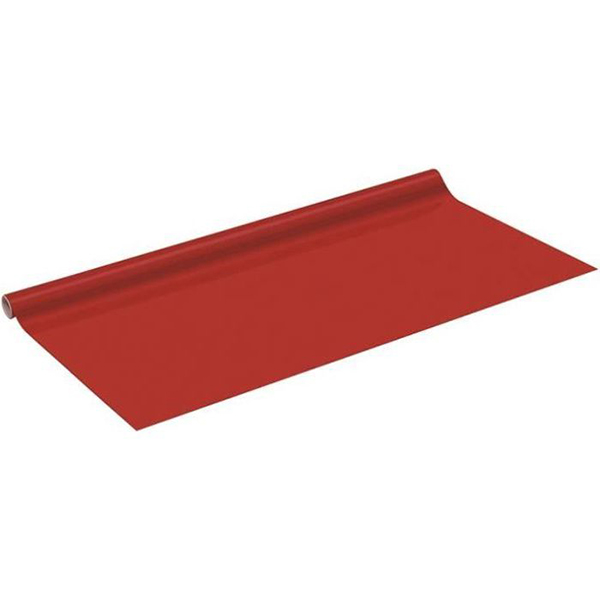 ADHESIF ROULEAU UNI BRILLANT ROUGE 2MX67,5CM