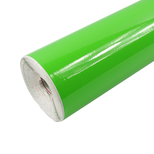 ADHESIF ROULEAU UNI BRILLANT VERT POMME 2MX45CM