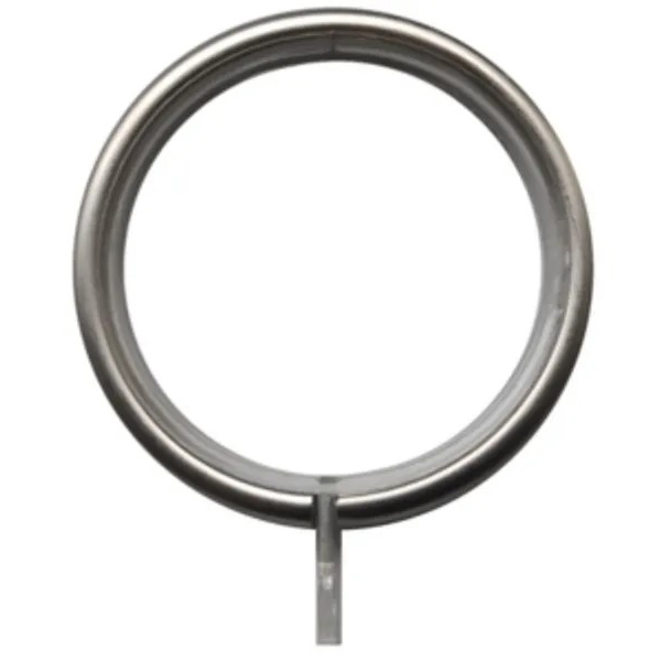 8 ANNEAUX METAL D28 CHROME MAT