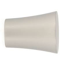 EMBOUT POMMEAU D28 CHROME MAT
