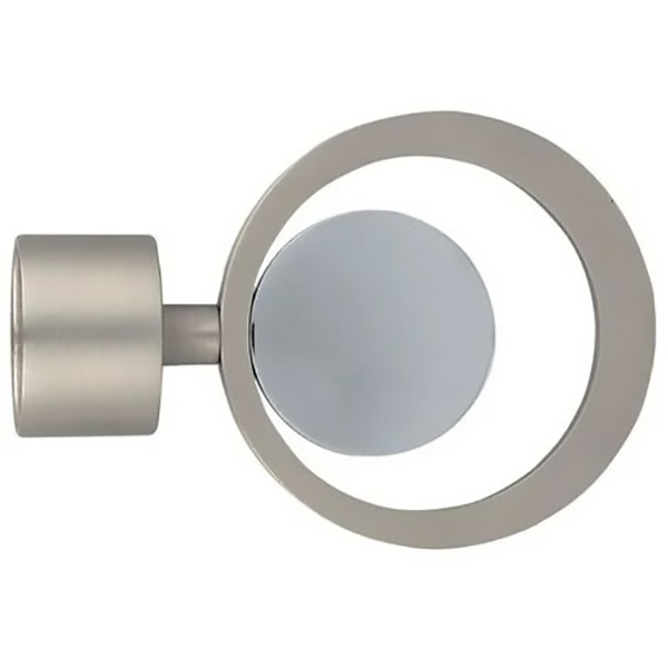 EMBOUT CERCLE MIX D28 CHROME MAT