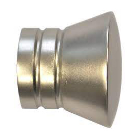 EMBOUT POMMEAU STRIE D20 NICKEL