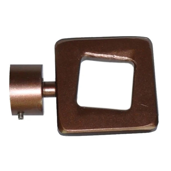 EMBOUT CARRE SANS RIVET D28 CUIVRE VIEILLI