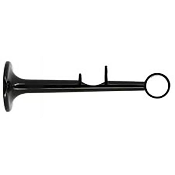 SUPPORT DOUBLE OEIL 85/150 A/M NOIR BRILLANT