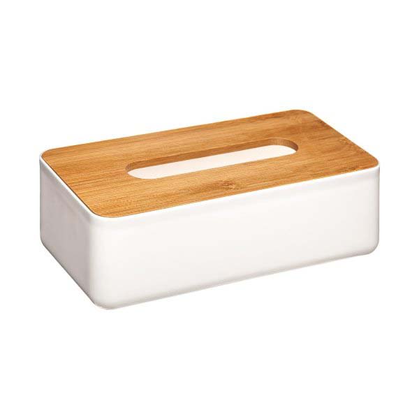 BOITE MOUCHOIR NATUREO BLANC