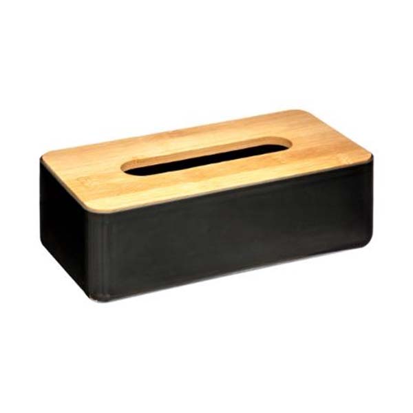 BOITE MOUCHOIR NATUREO NOIR