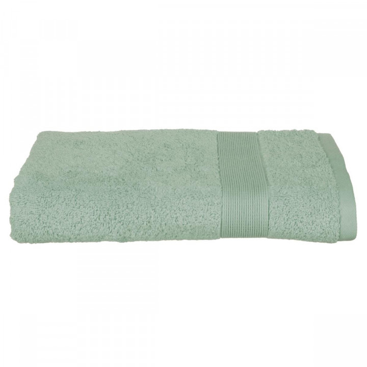 DRAP DE DOUCHE COULEUR CELADON 70X130