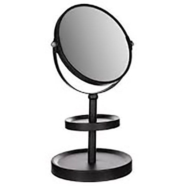MIRROIR 2 SOCLES NOIR