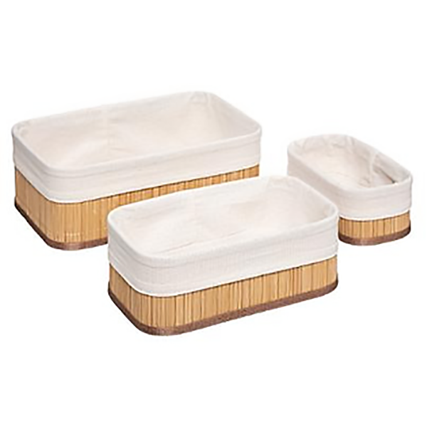 SET PANIER X3 BAMBOU NATUREL