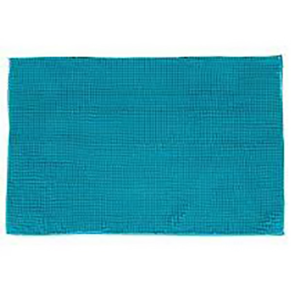 TAPIS MINI CHENILLE 50X80 TURQUOISE