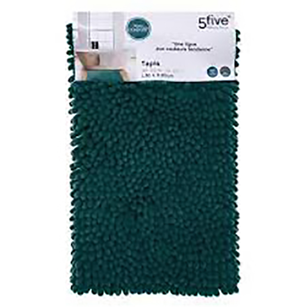 TAPIS MAXI CHENILLE 50X80 VERT EMERAUDE