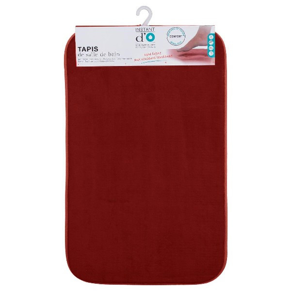 TAPIS MEMOIRE FORME 48X80 TERRACOTTA