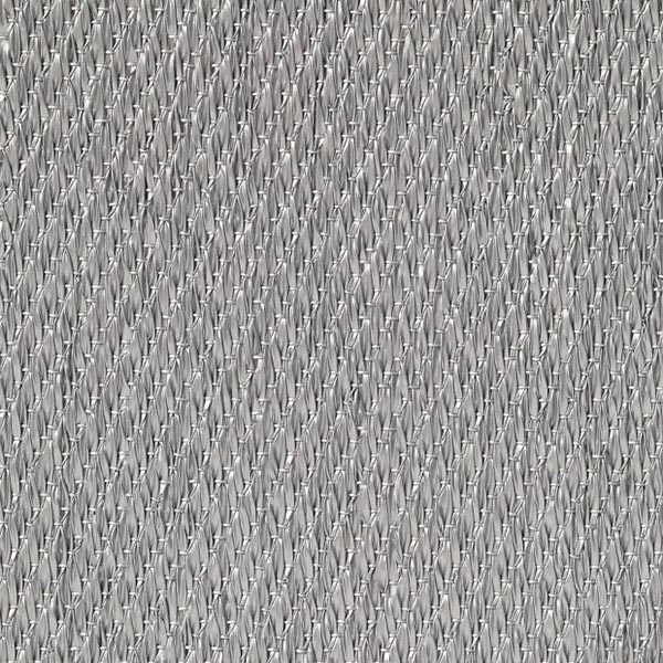 TAPIS VINYLE TRESSE CADRE1 SILVER 120X180
