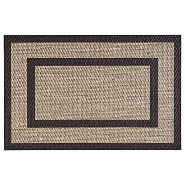 TAPIS VINYLE TRESSE CADRE2 GOLD 120X180