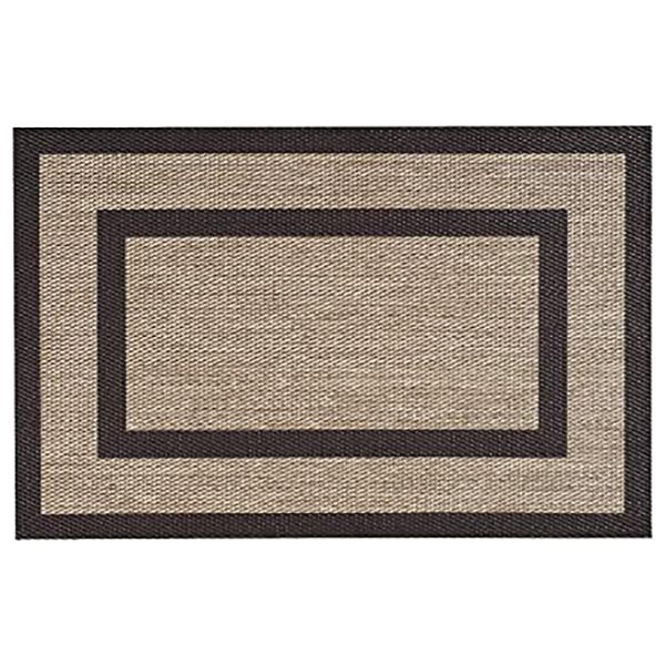 TAPIS VINYLE TRESSE CADRE2 GOLD 140X200