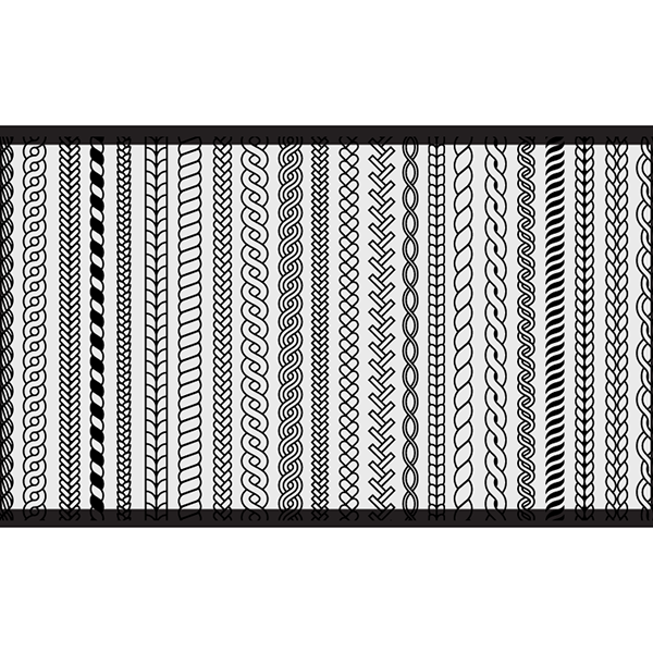 TAPIS VINYLE TRESSE GEOM PANAL 80X150