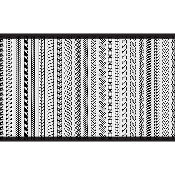 TAPIS VINYLE TRESSE GEOM PANAL 120X180