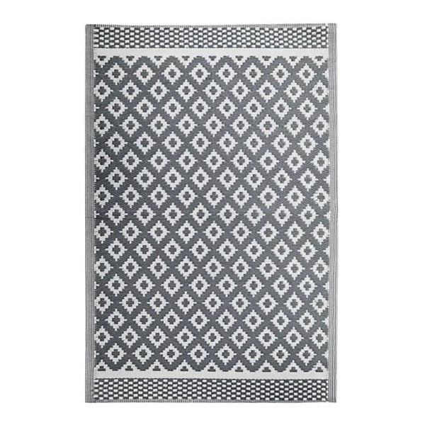 TAPIS VINYLE TRESSE GRIS-GRIS 80X150