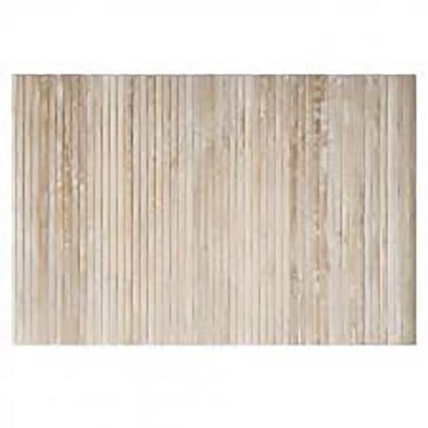 TAPIS BAMBOU BLANC-BEIGE 50X200