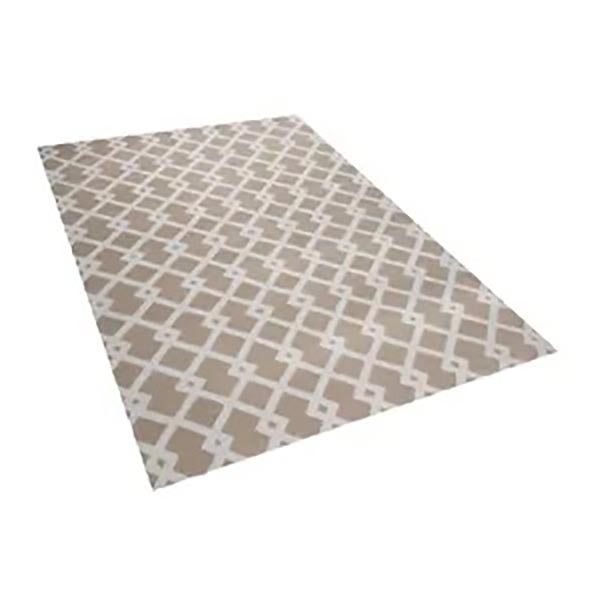 TAPIS BAMBOU BLANC-BEIGE 140X200