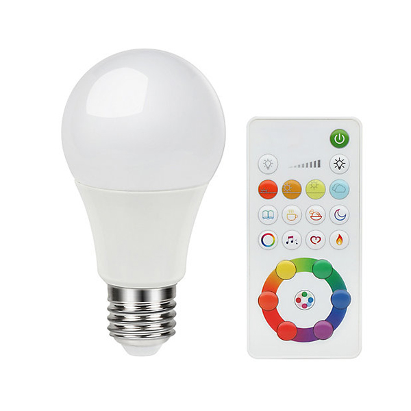 AMPOULE LED G95 RVB+WHITE 1055LM + TELECOMMANDE