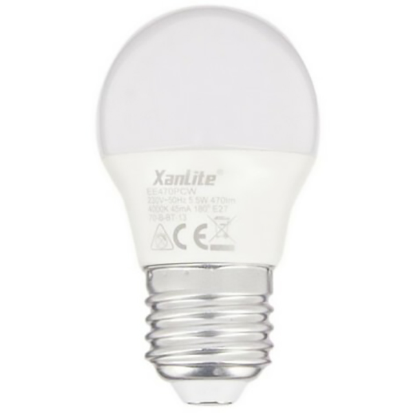 AMPOULE LED P45 OPAQUE SMD E14 470LM 4000K 5,3W