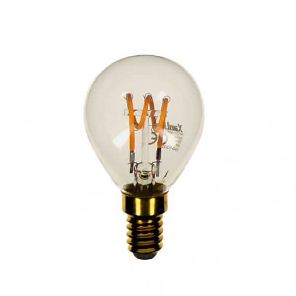 AMPOULE P45 VINTAGE FILAMENT 4W E14 320 340LM 1800K
