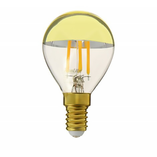 AMPOULE LED FILAMENT DECO SPHERIQUE P45 TOP GOLD 2700K