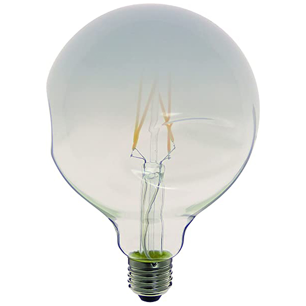 AMPOULE LED FILAMENT E27 G125 BLANC DEGRADE IRREGULIERE