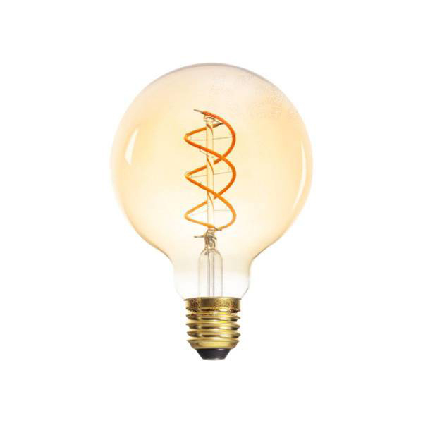 AMPOULE LED FILAMENT DECO SPIRALE 1800K GLOBE G95 E27
