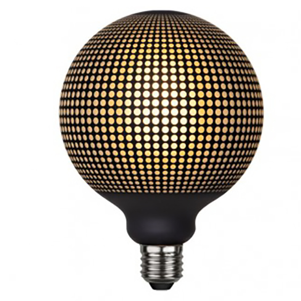 AMPOULE GRAPHIC "MAGICIAN DOTS BLACK" G125 100LM 2700°K
