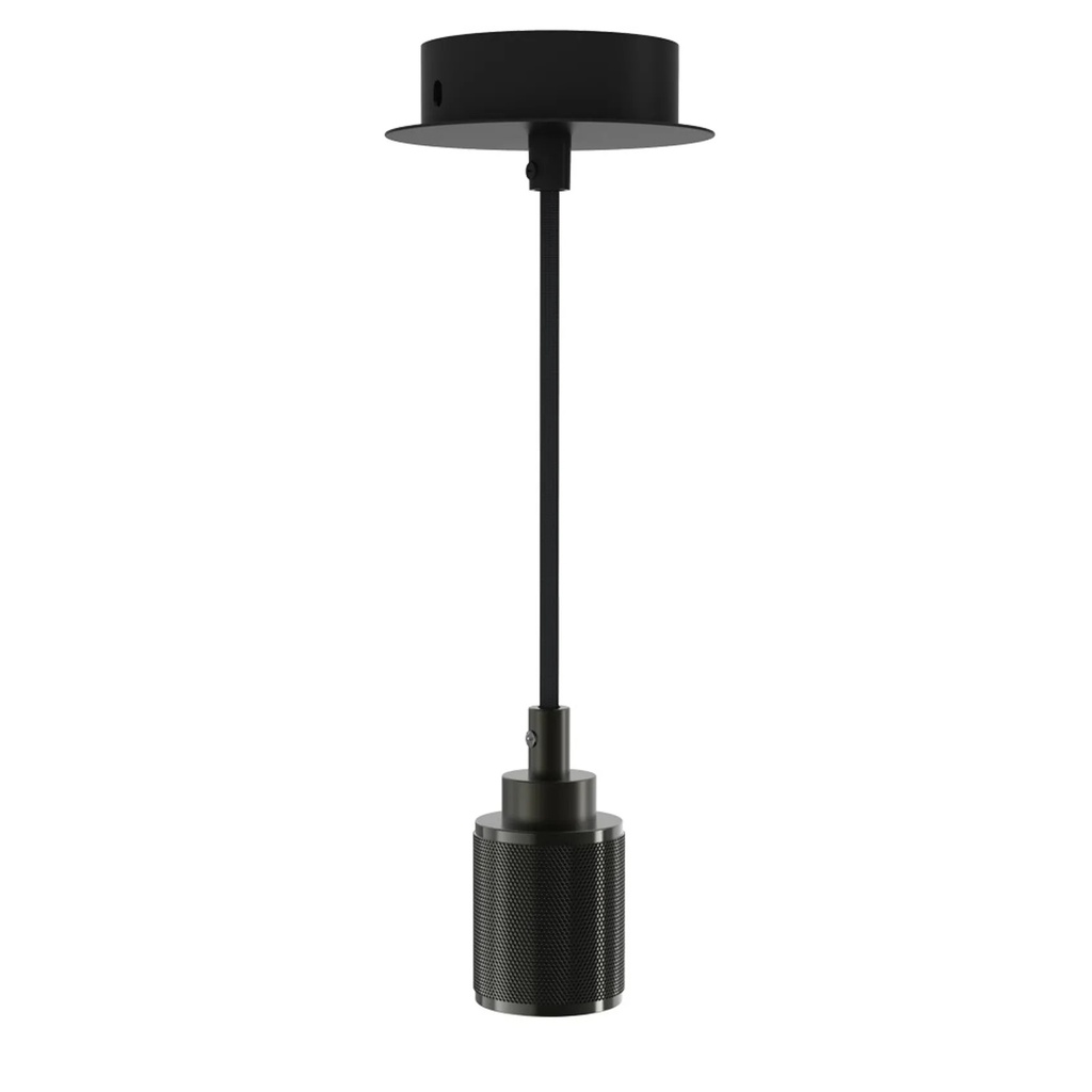 SUSPENSION DECO VINTAGE MICRO E27 BLACK PEARL