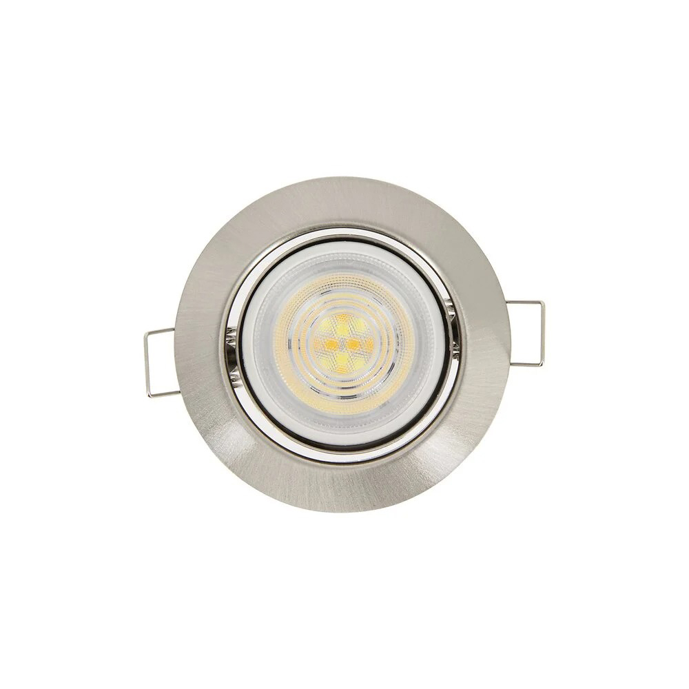 SPOT ENCASTRE SMART ALU BROSSE RGB ORIENTABLE 345 LM