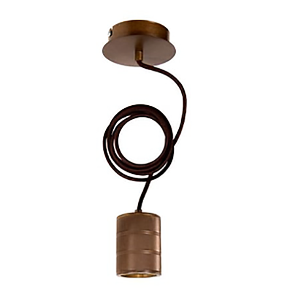 LAMPE CALEX RETRO PENDEL ANTIQUE-BRONS FITTING E40