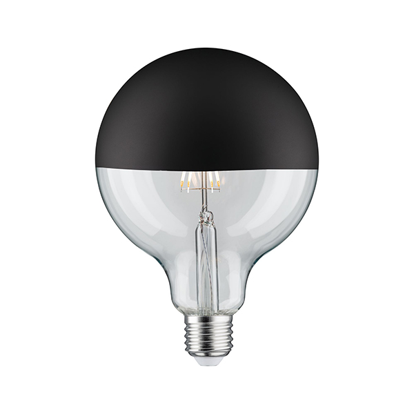 AMPOULE LED G125 340LM E27 NOIR GRADABLE