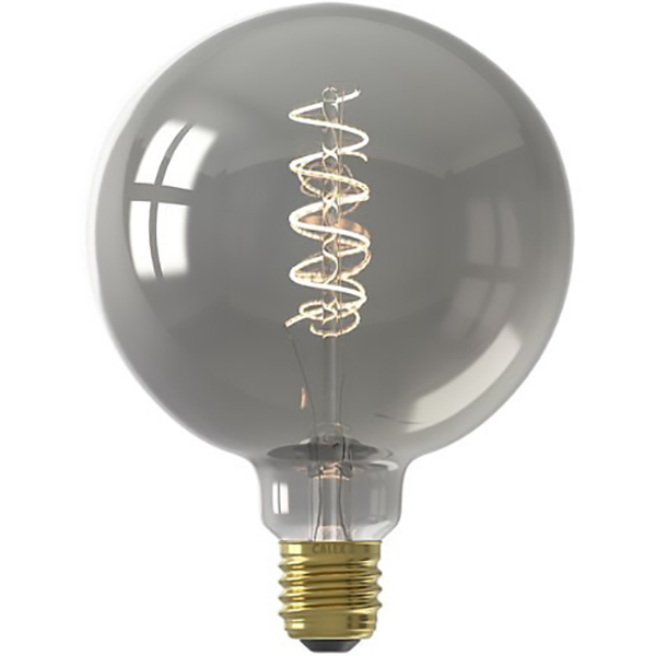 AMPOULE TRIO E27 FILAMENT 4W 140LM 3000K 1X G95 STRUCTURE SMOKED